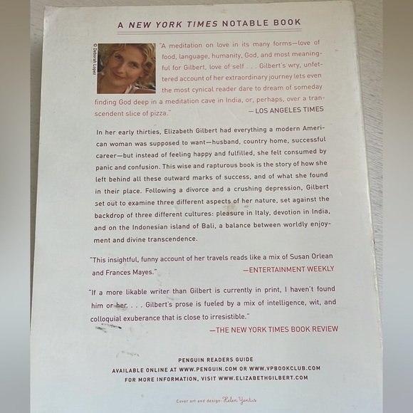 Eat, Pray, Love by Elizabeth Gilbert - Picture 2 of 2